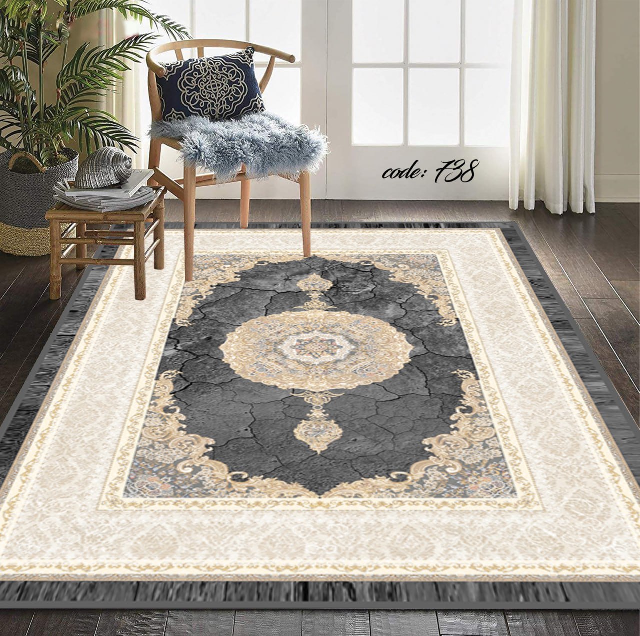 روفرشی کشدار مخمل شانل