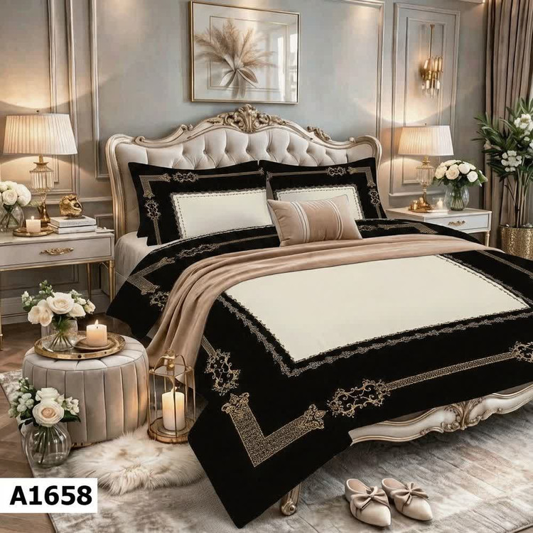 روتختی لاکچری پینترستی چاپی ساده طرح کلاسیک جنس نخ میکروتنسل